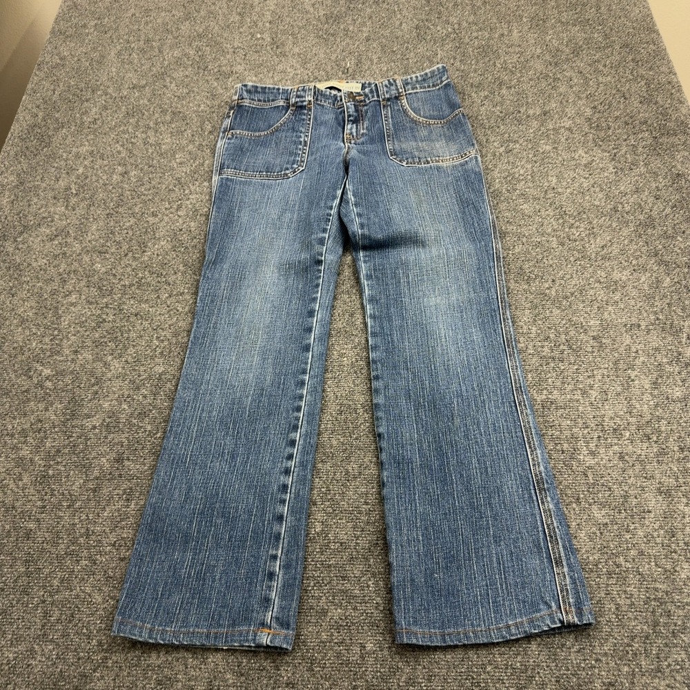 Gap Jeans Women 8R Blue Cotton Stretch Low Rise Bootcut Y2K Casual